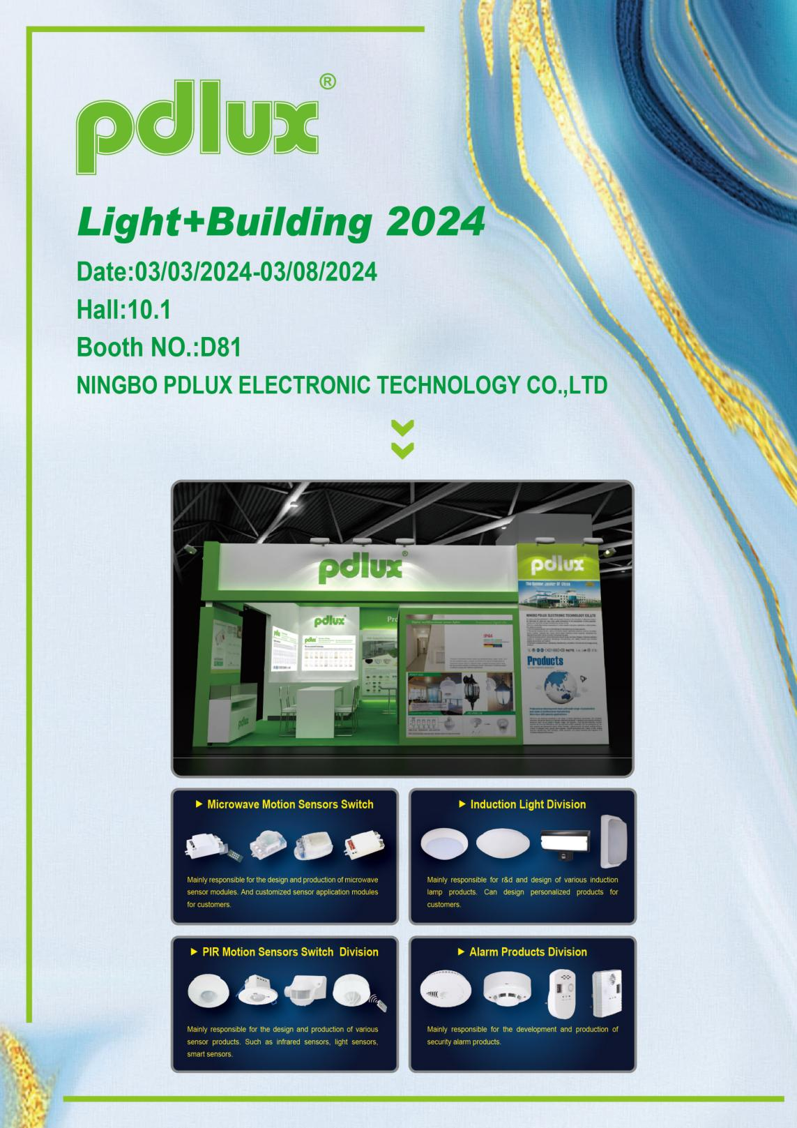 PDLUX visar upp på Light + Architecture 2024