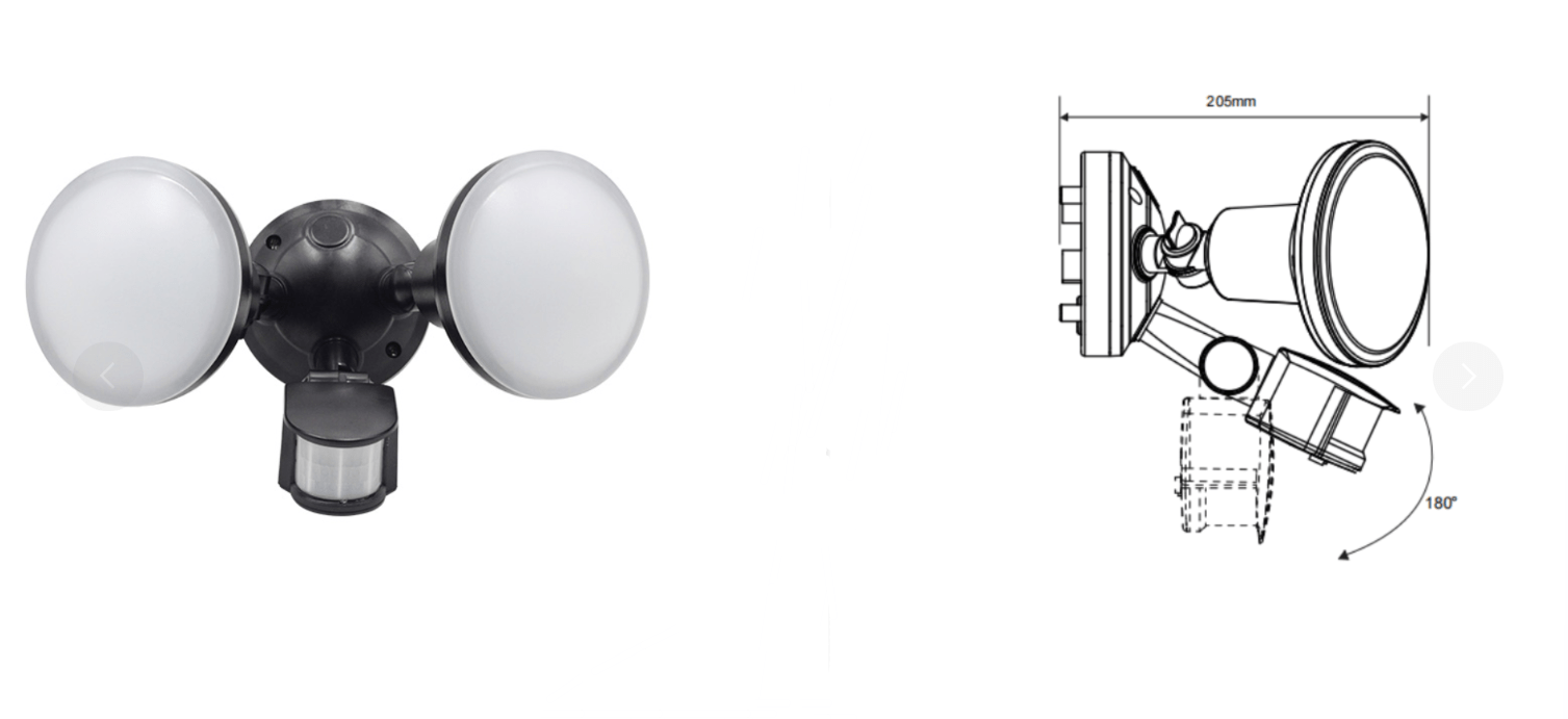 PD-PIR2A infraröd sensor LED-lampa - ditt smarta och energieffektiva val