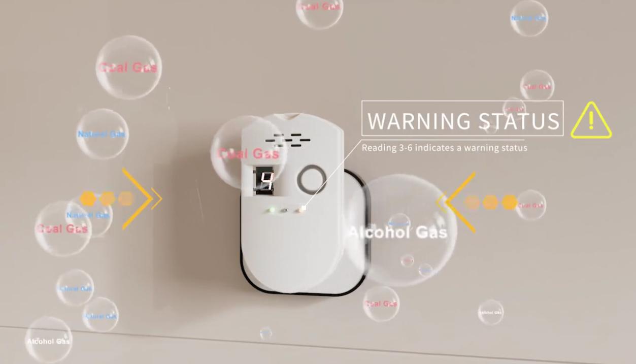 Ningbo PDLUX PD-GSV8 SMART GAS ALARM-Advanced Gas Detection & Safety System