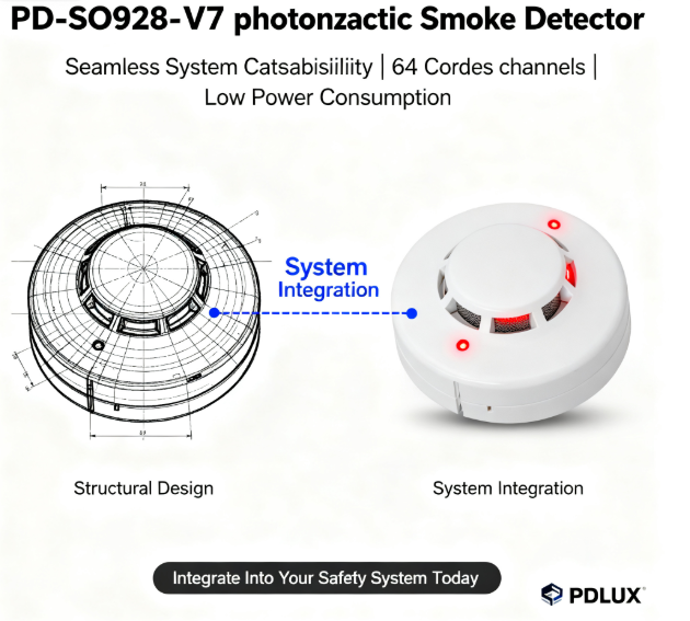 Smart Fire Safety från PDLUX: PD-SO928-V7 fotoelektrisk rökdetektor släppt