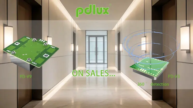 PD-V9 & PD-V3 Mikrovågsrörelsesensorer