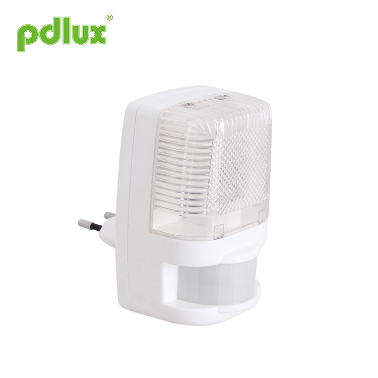 UK EU Plug In väggsensor nattlampa